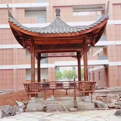 Padiglione di legno Unglazed di stile cinese di Quadrate