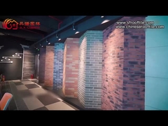 Mattonelle di legno d'imitazione di MCM Clay Tile Environmentally Flexible Wall del grano