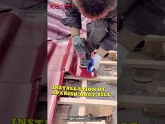 Dimensione ceramica spagnola 220*220mm di molte di colori della villa dell'hotel mattonelle di tetto