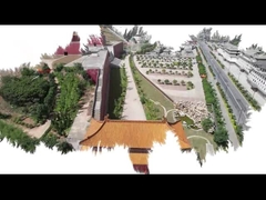 Mattonelle di tetto lustrate tempio del cinese tradizionale di uso del gazebo delle mattonelle di tetto