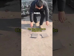 Piastrelle di tetto piatto in argilla non vetrata per il padiglione di giardino Partenza d'arte e decorazione della parete di sfondo