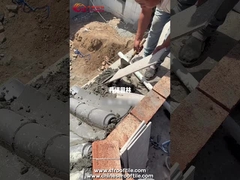 Materiale del tempio cinese Piastrelle di tetto grigie non vetrate