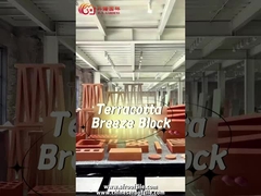 Materiale da costruzione Blocco di brezza ventilato per pareti decorative Terracotta