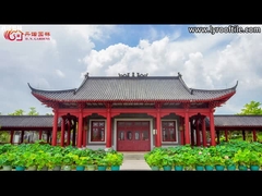 Verde Giapponese tetto vetrato Piastrella Piana vecchia tetto in piastrella Casa scultura artigianale