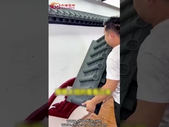 Peso leggero piastrelle di tetto in plastica tradizionali cinesi per il muro