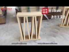 Mattoni gialli forati in argilla per pareti interne