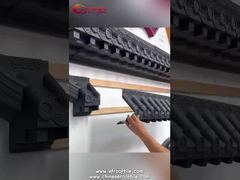 Tegole leggere in plastica PP in stile tradizionale cinese con decorazione a colmo