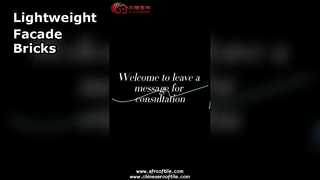 blocco murale di pannelli per facciate in mattoni forati in ceramica schiumata