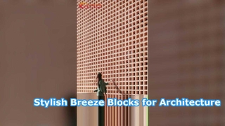 Moderni blocchi Breeze in terracotta per decorazioni murali eleganti