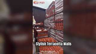 Blocco Breeze in terracotta per pareti eleganti