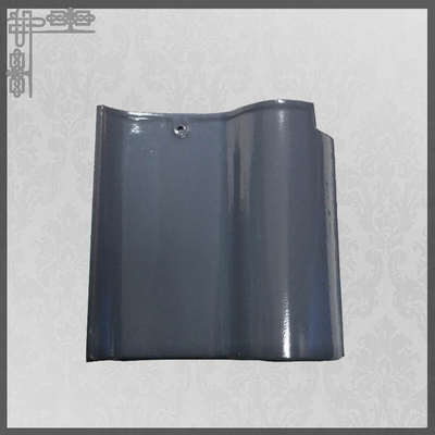qualità  S Type Glossy Ceramic Roof Tiles House Glazed 220mm Grey Clay Roof Tiles Fabbrica