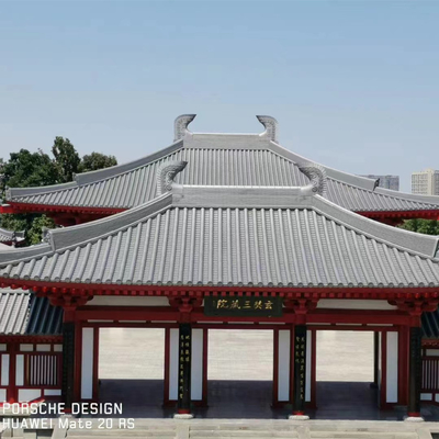 qualità  Traditional Grey Japanese Roof Tiles Temple Building 110mm Graphic Design Fabbrica