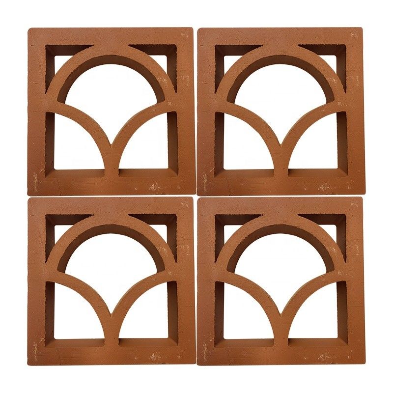 Produttore di blocchi di terracotta Breeze Mattoni decorativi in ​​argilla cava per facciate e pareti di giardini