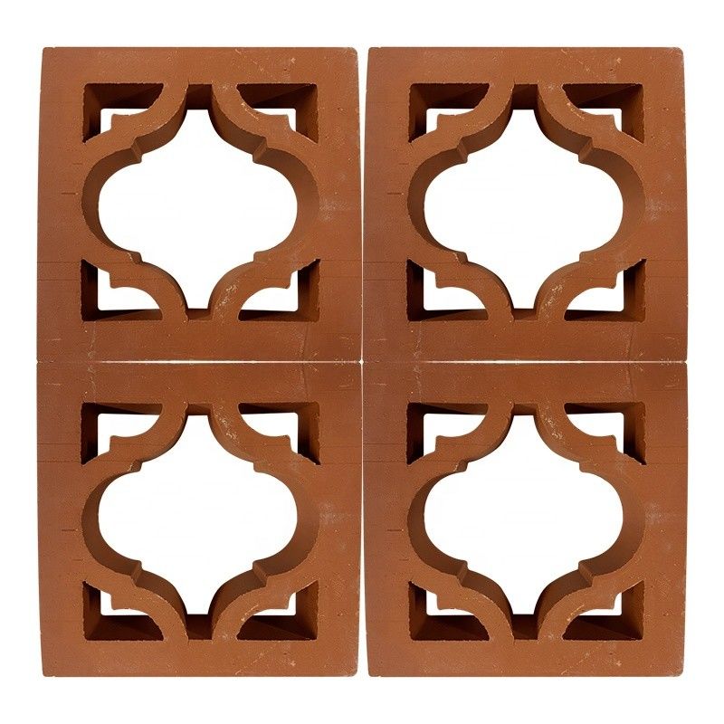 Produttore di blocchi di terracotta Breeze Mattoni decorativi in ​​argilla cava per facciate e pareti di giardini