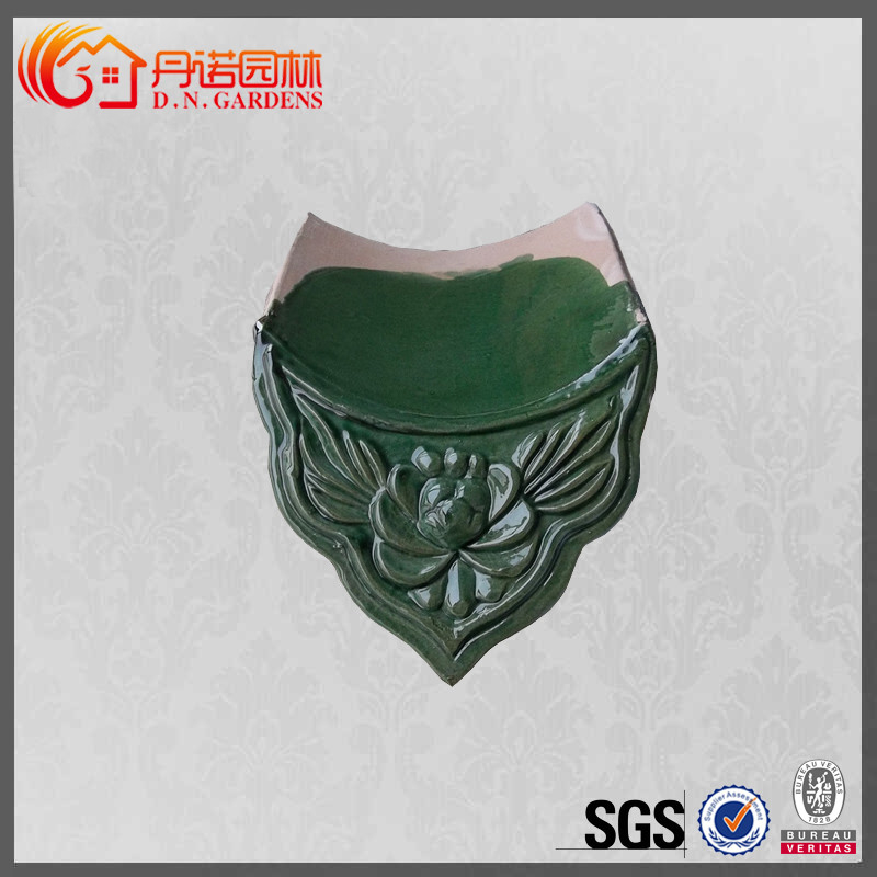 Decorazione Celadon Chinese Temple Roof Tiles Soundproof