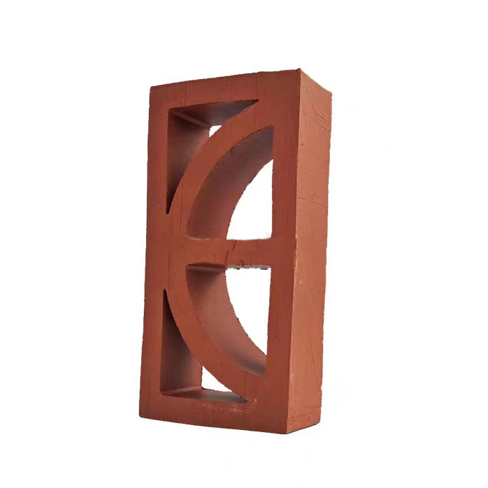 Terracotta naturale blocchi di argilla cava mattoni Materiale da costruzione pannelli murari Decorative brezza
