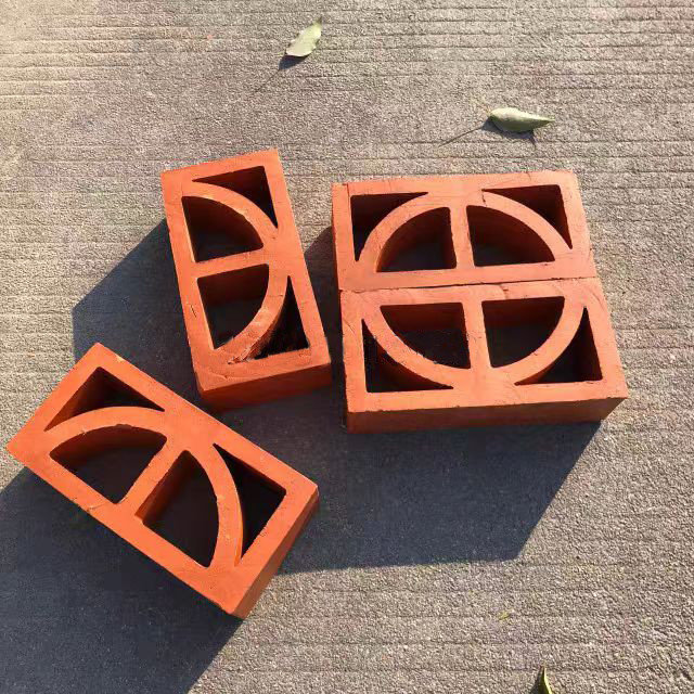 Terracotta naturale blocchi di argilla cava mattoni Materiale da costruzione pannelli murari Decorative brezza