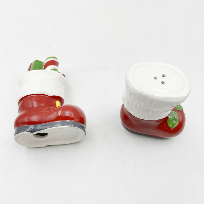 Babbo Natale e stivali Salt Pepper Shakers Prodotti ceramici per cucina e casa