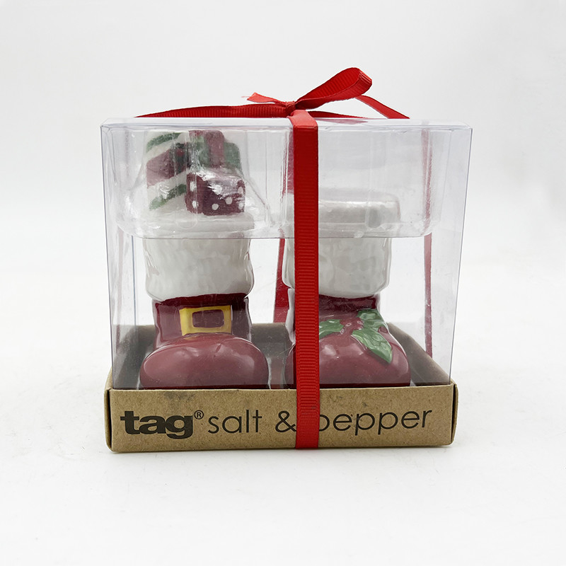 Babbo Natale e stivali Salt Pepper Shakers Prodotti ceramici per cucina e casa