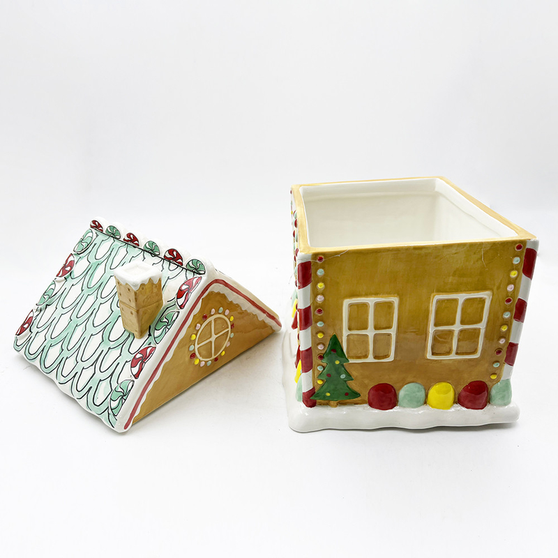 Prodotti di ceramica su misura eccellenti Serie di Natale Caramelle Vaso di deposito Creativo