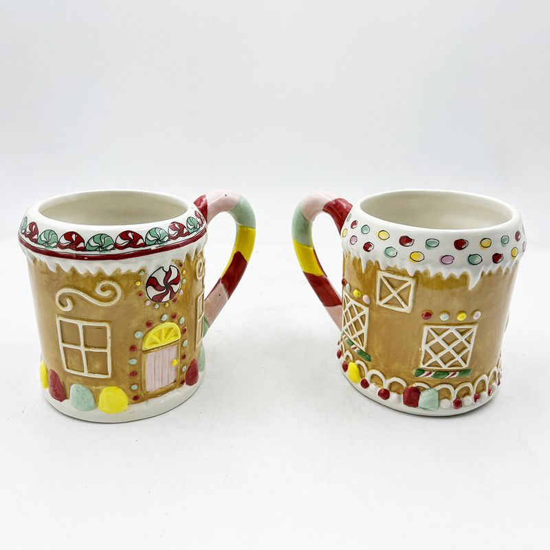 Prodotti di ceramica su misura eccellenti Serie di Natale Caramelle Vaso di deposito Creativo