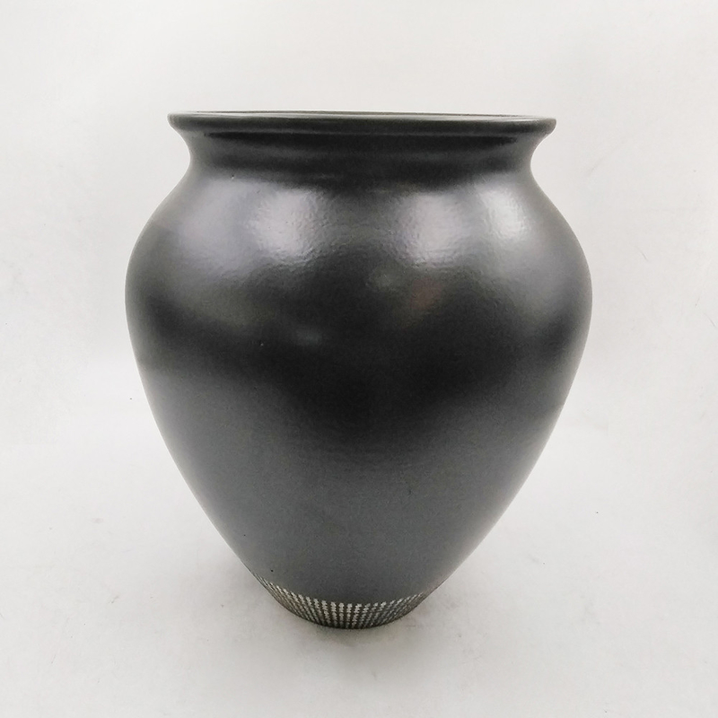 Vaso in ceramica per la decorazione domestica Vaso rustico decorativo per fiori Pampas erba Ornamento da tavolo Mantello soggiorno