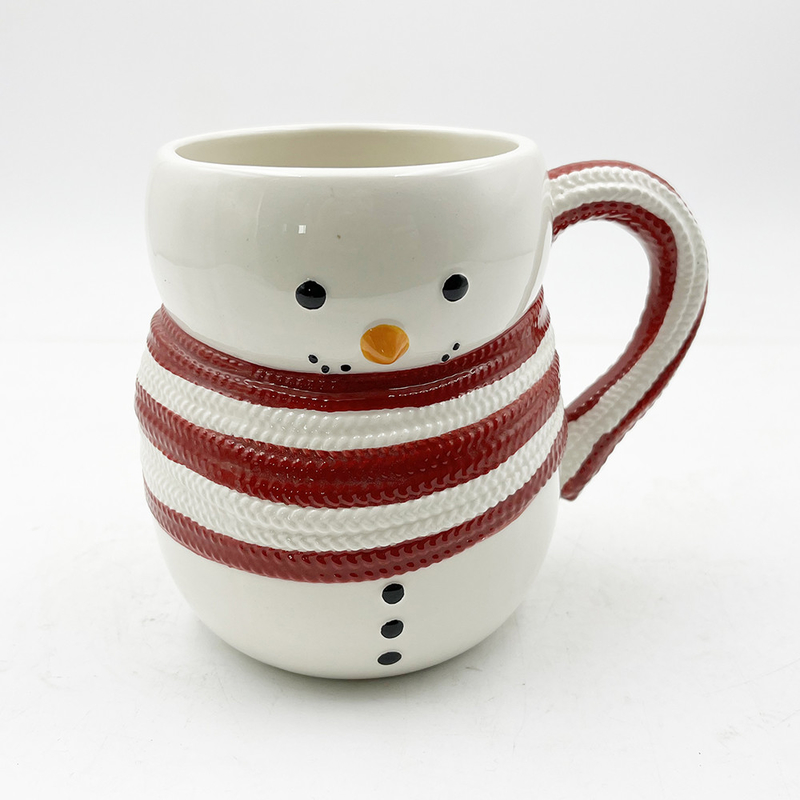 Serie di Natale Caffè Acqua Latte Coppa da pupazzo di neve Bella tazza di Natale Tazza di ceramica per regali Decorazione domestica