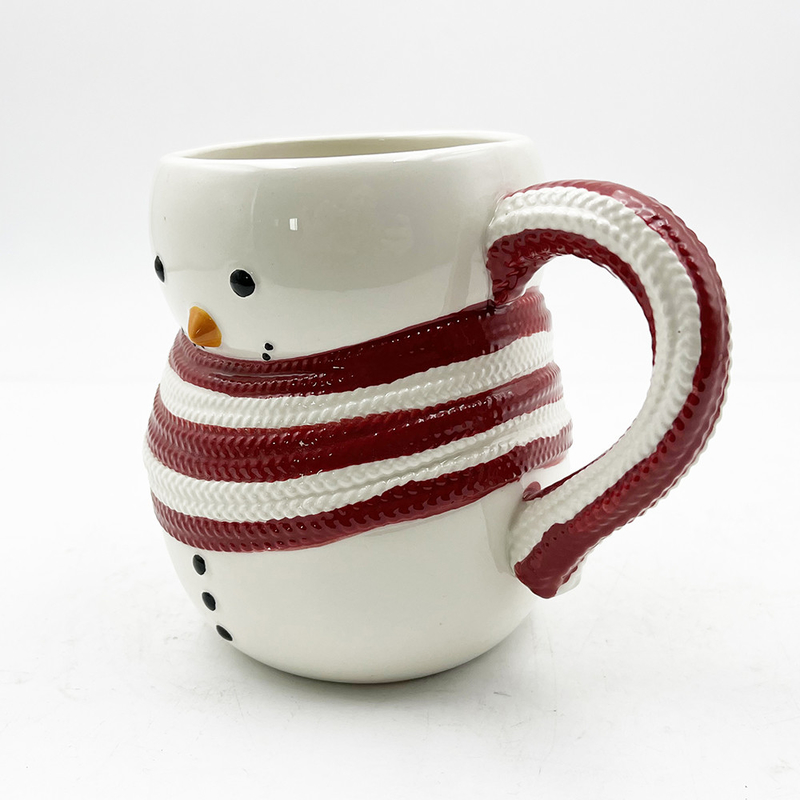 Serie di Natale Caffè Acqua Latte Coppa da pupazzo di neve Bella tazza di Natale Tazza di ceramica per regali Decorazione domestica