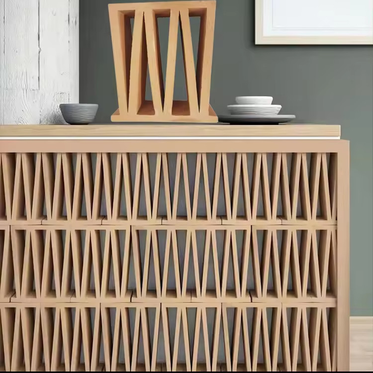 Terracotta Screen Decorative Breeze Block Shape Bricks per soffitti e pareti Design versatile