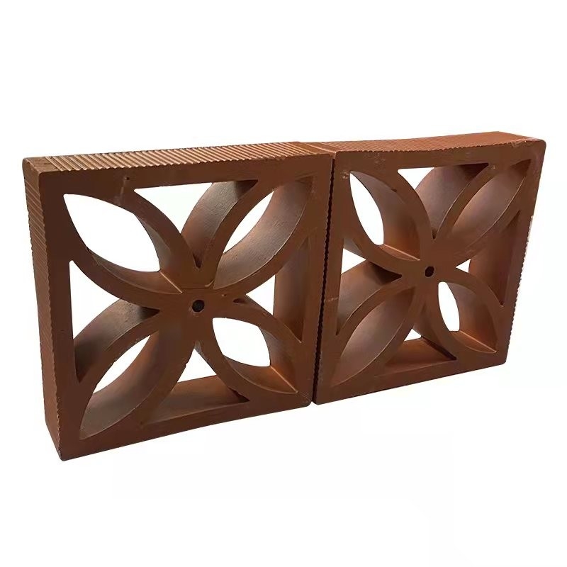 Schermi in terracotta Blocchi di brezza versatili per creare divisori decorativi Schermi e pareti