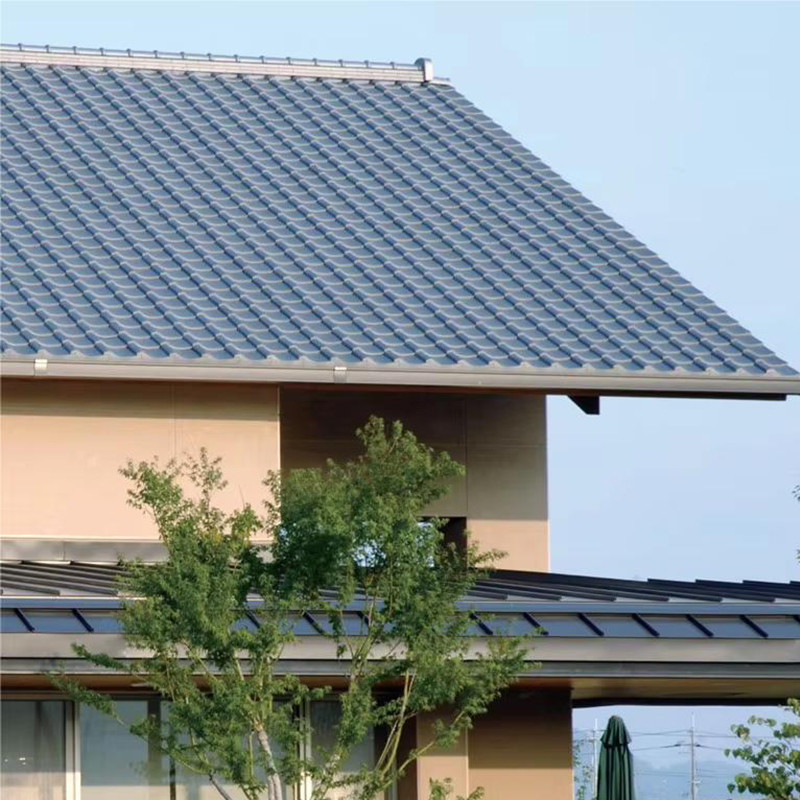 Roof in stile giapponese duraturo e classico con telai di telai in ceramica 310*310mm impermeabile resistente al calore