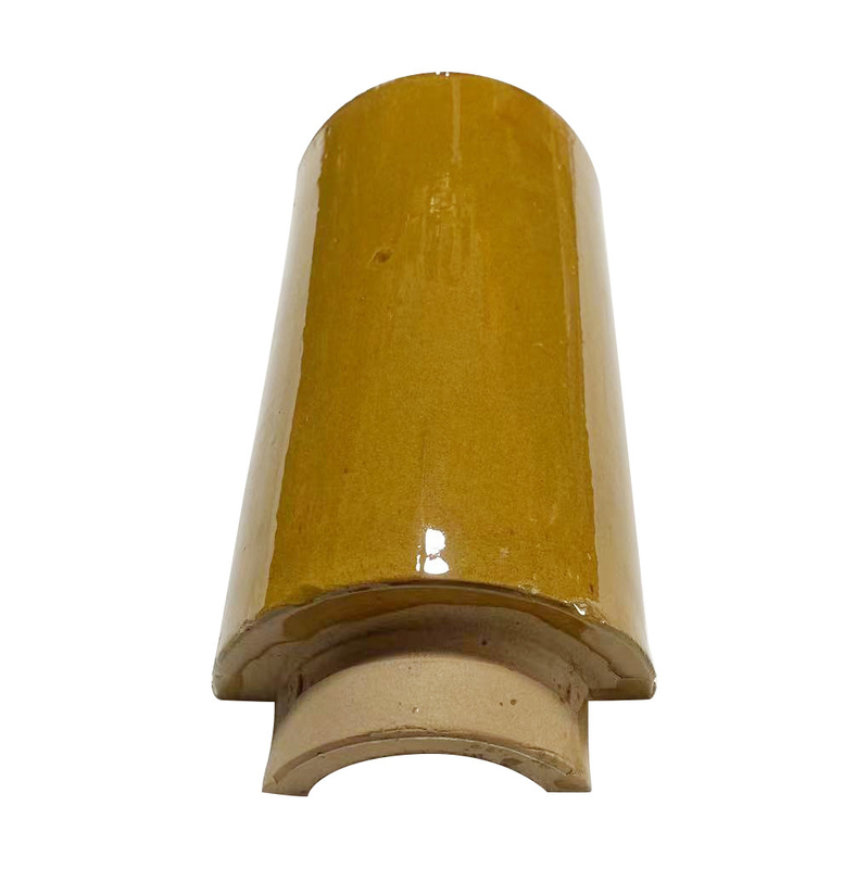 Chinese Glazed Roof Tile Elegante Vernice Gialla Duratura Per Antichi tetti in stile imperiale Design moderno