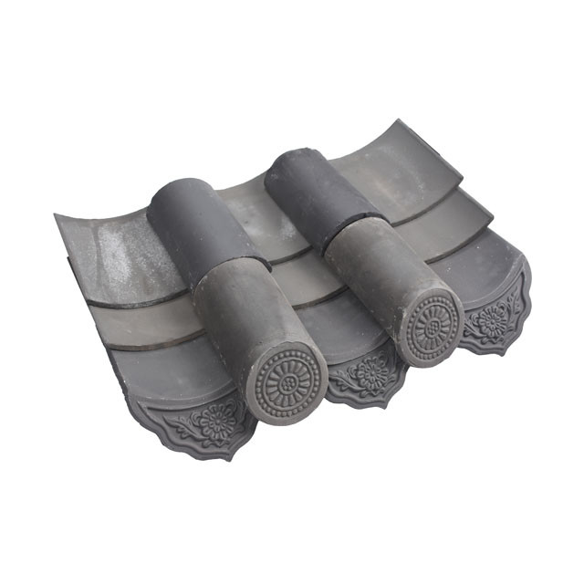 Materiale di argilla resistente al gelo in stile cinese piastrelle di porcellana per tetto in argilla piastrelle di tetto piatto in malaysia