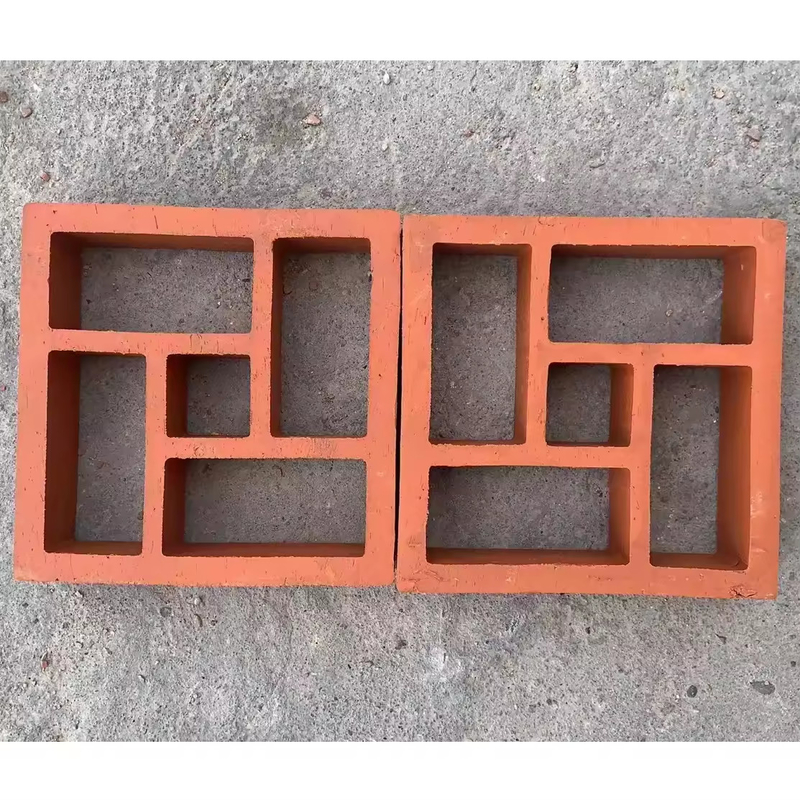 Blocchi di brice per la decorazione delle pareti Modello geometrico Terracotta argilla Ventilazione