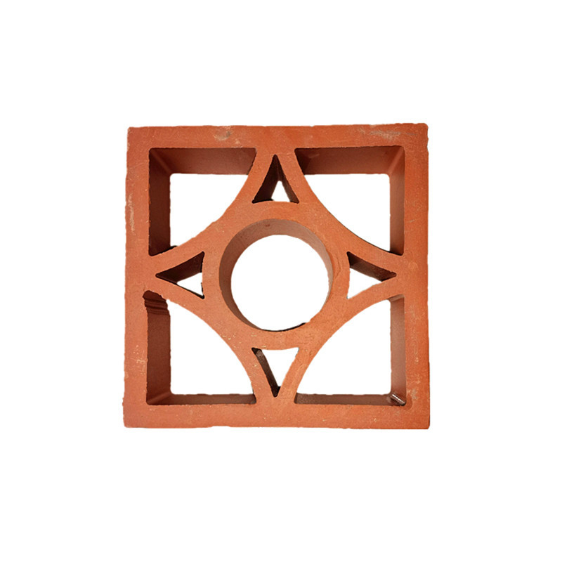 Fabbricazione in mattoni refrattari Leggero Design Moderno Cortile Esterno Artiglio Hollow Hollow Terracotta Breeze Block