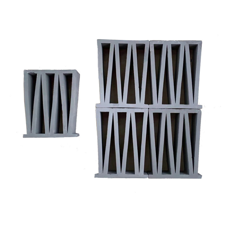 M Modello di stile romano Parete di costruzione Veneer Breeze Blocco di argilla mattoni di terracotta scavata Piastrelle di parete decorative