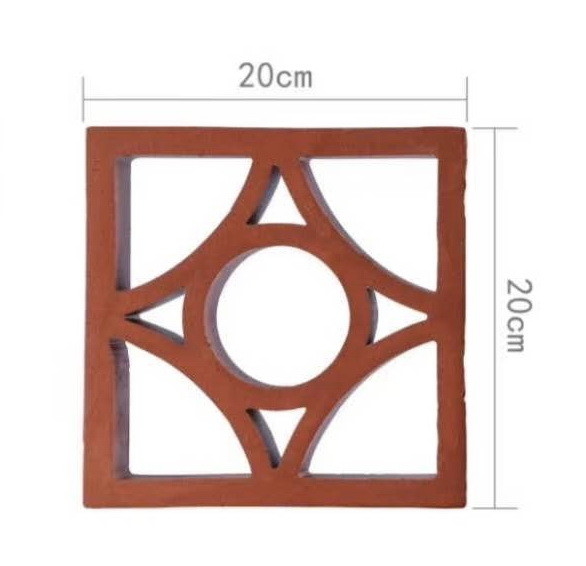 Decorazione esteriore Parete vuoto Blocco di brezza Terracotta Ventilazione mattoni di argilla