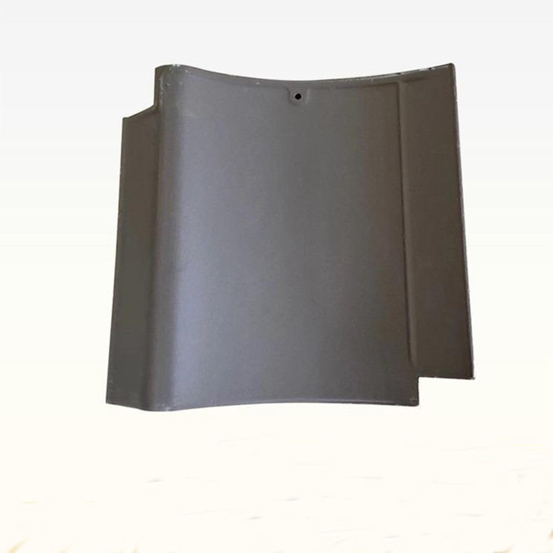 Materiali da costruzione in stile giapponese Piastrelle di tetto in ceramica grigio fumo Giappone Tempio buddista Piastrelle di tetto in ceramica