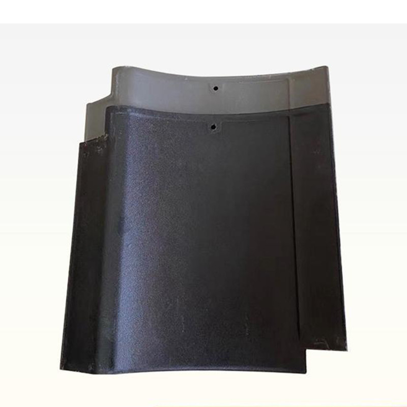 Materiali da costruzione in stile giapponese Piastrelle di tetto in ceramica grigio fumo Giappone Tempio buddista Piastrelle di tetto in ceramica