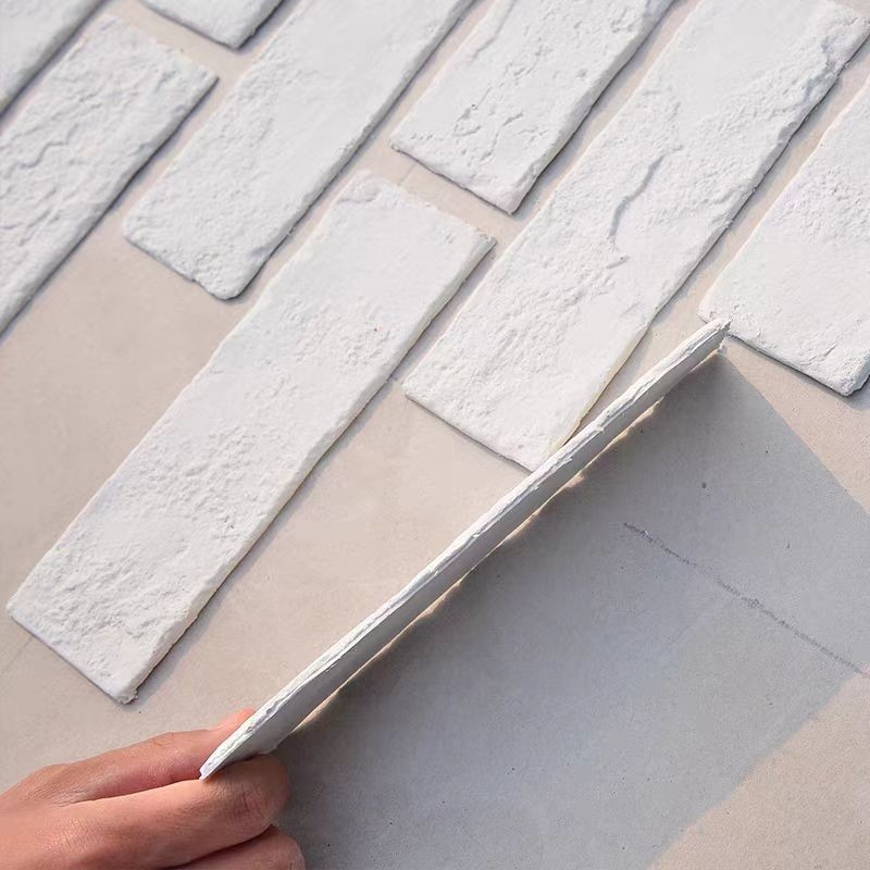 Travertino Look Flessibile MCM Pietra morbida Rivestimento di parete per la decorazione delle pareti esterne Piastrelle ceramiche flessibili durevoli