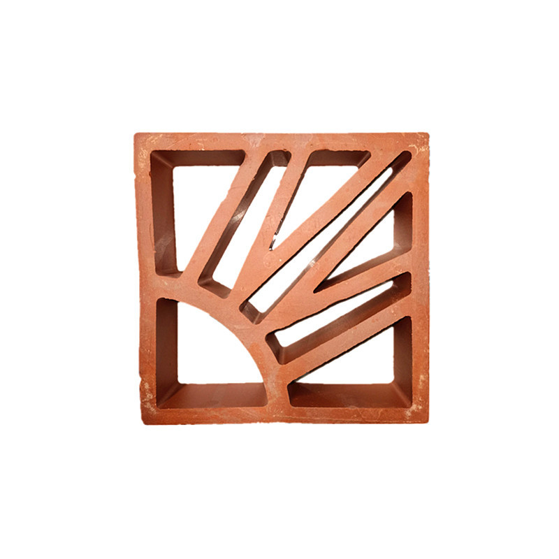 Decorazione interna esteriore Blocco di brezza Piastrelle in ceramica Artiglieria Rossa mattoni di parete cavi