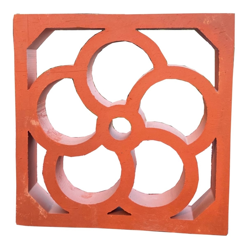 Terracotta Jali Breeze Block Piastrelle decorative per pareti esterne