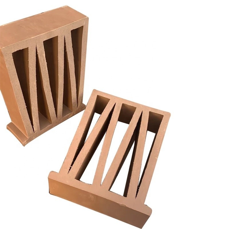 Matt Superficie Terracotta Breeze Blocks pannelli per M-forma mattoni di argilla gialla e piastrelle wind screen
