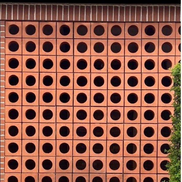 Progettazione classica Terracotta a mano blocchi di pareti da giardino per facciate e pareti esterne