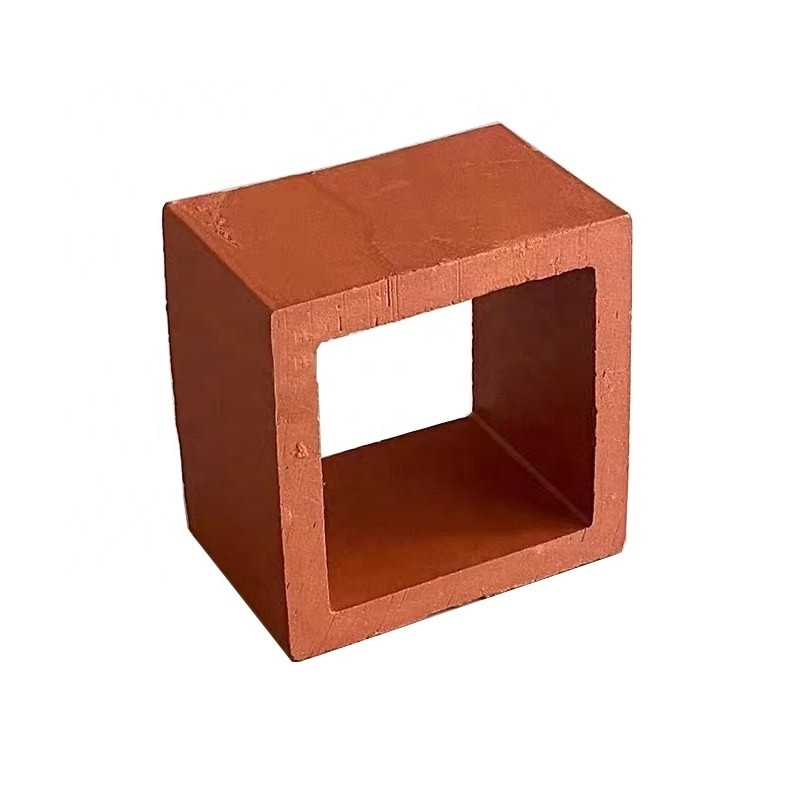 Terracotta Parete Breeze Blocks Isolamento termico 800 Centigradi mattoni rossi Materiale di decorazione di edifici scolastici