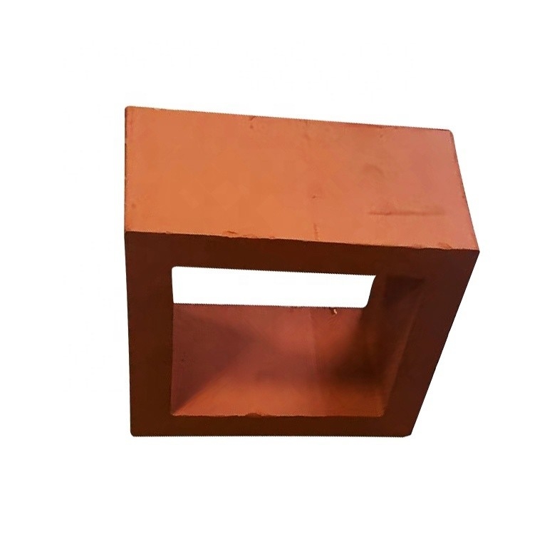 Terracotta Parete Breeze Blocks Isolamento termico 800 Centigradi mattoni rossi Materiale di decorazione di edifici scolastici