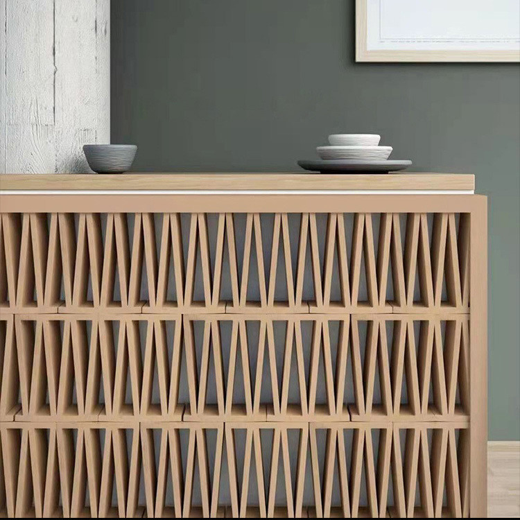 Terracotta Breeze Block Mold M Shape Wall Panel Interni Decorativi Bricks per il fuoco per esterni Perforato Decorazione Design
