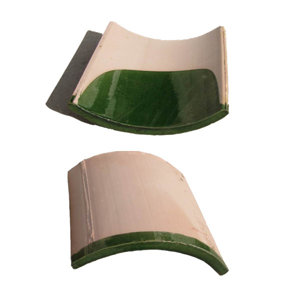 Piastrelle in verde scuro in stile asiatico perfetto per antichi materiali da costruzione in edifici da giardino