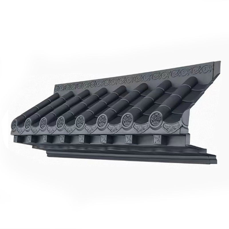 Recinzione decorativa per tetti in polipropilene, grondaie per ristoranti, tegole artificiali in plastica in stile giapponese