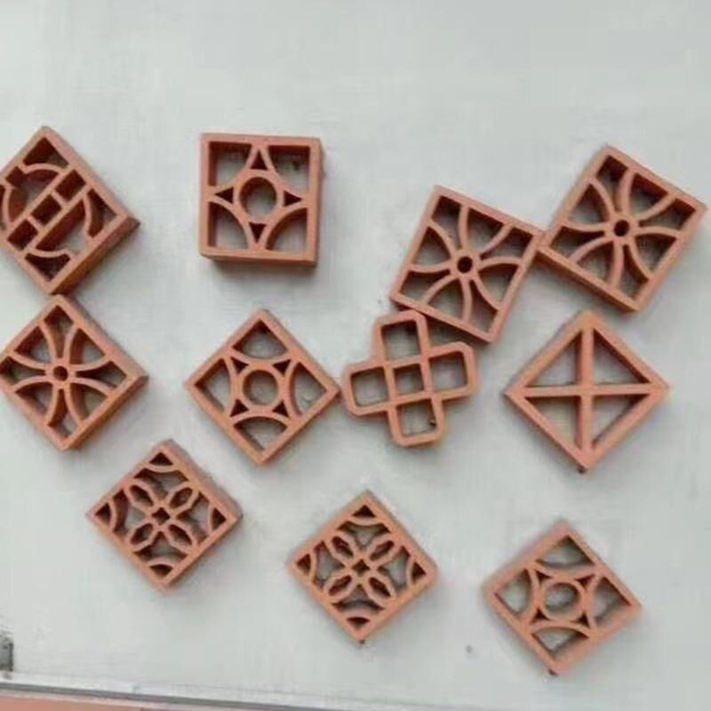 Terracotta Clay Breeze Block Mold Ceiling Hollow Decorative Bricks Block Sun air Flow